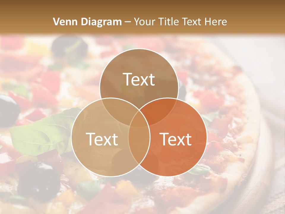 Black Olives Red Pepper Ham PowerPoint Template