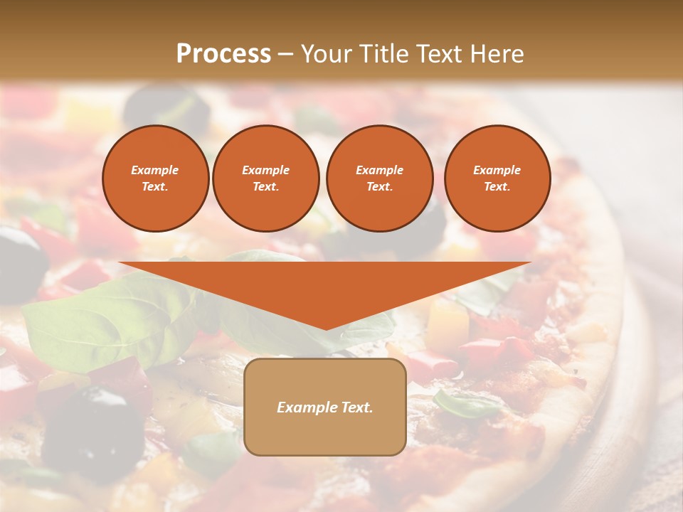 Black Olives Red Pepper Ham PowerPoint Template