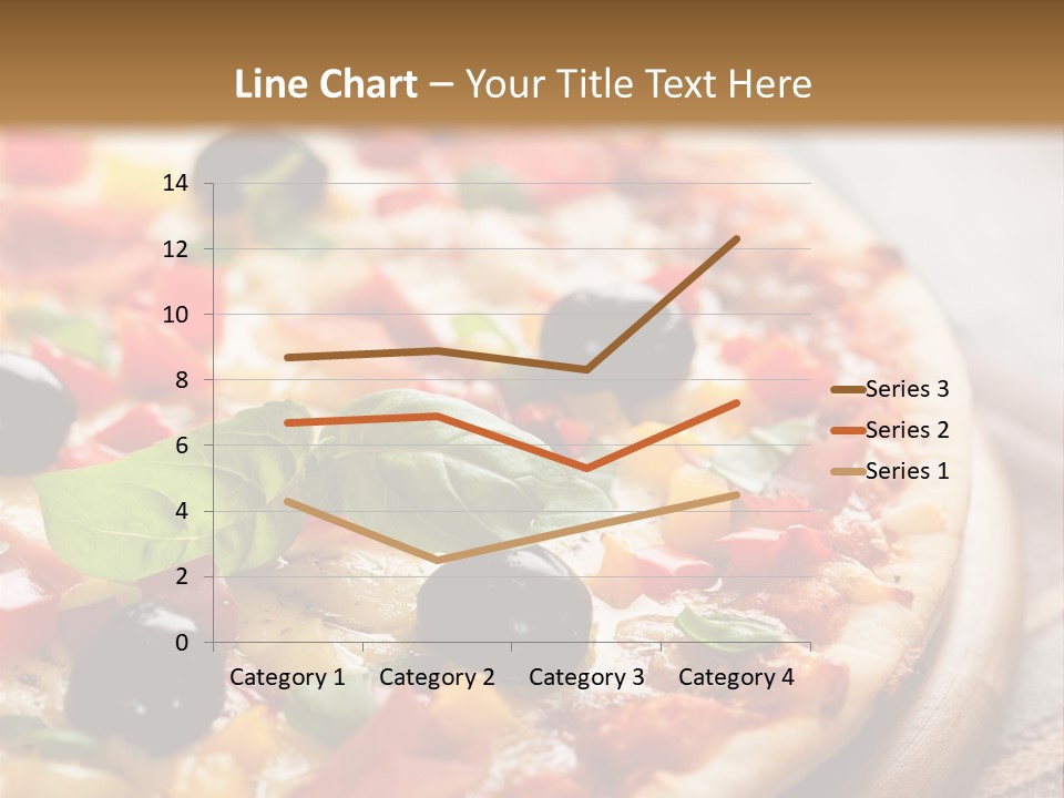 Black Olives Red Pepper Ham PowerPoint Template