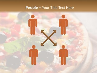 Black Olives Red Pepper Ham PowerPoint Template