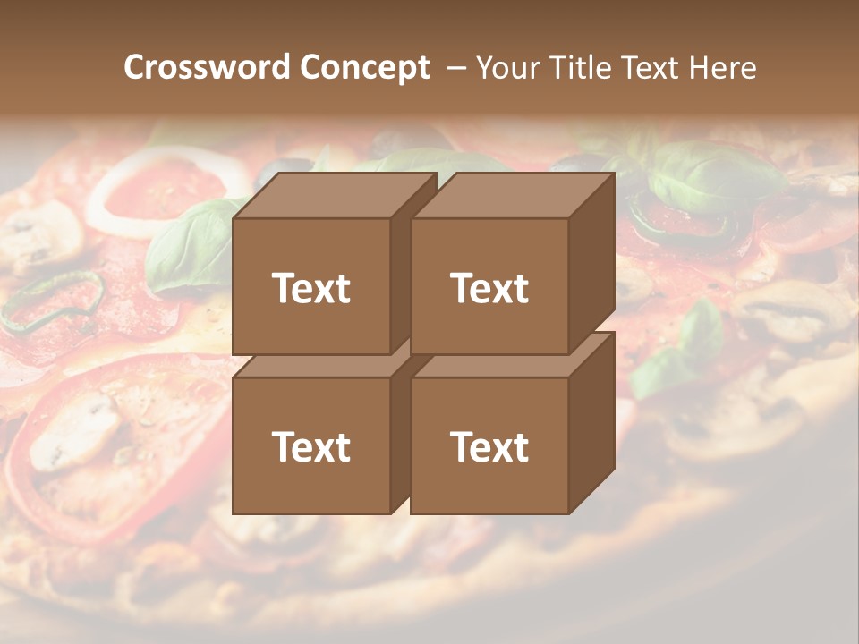 Dinner Onion Ham PowerPoint Template