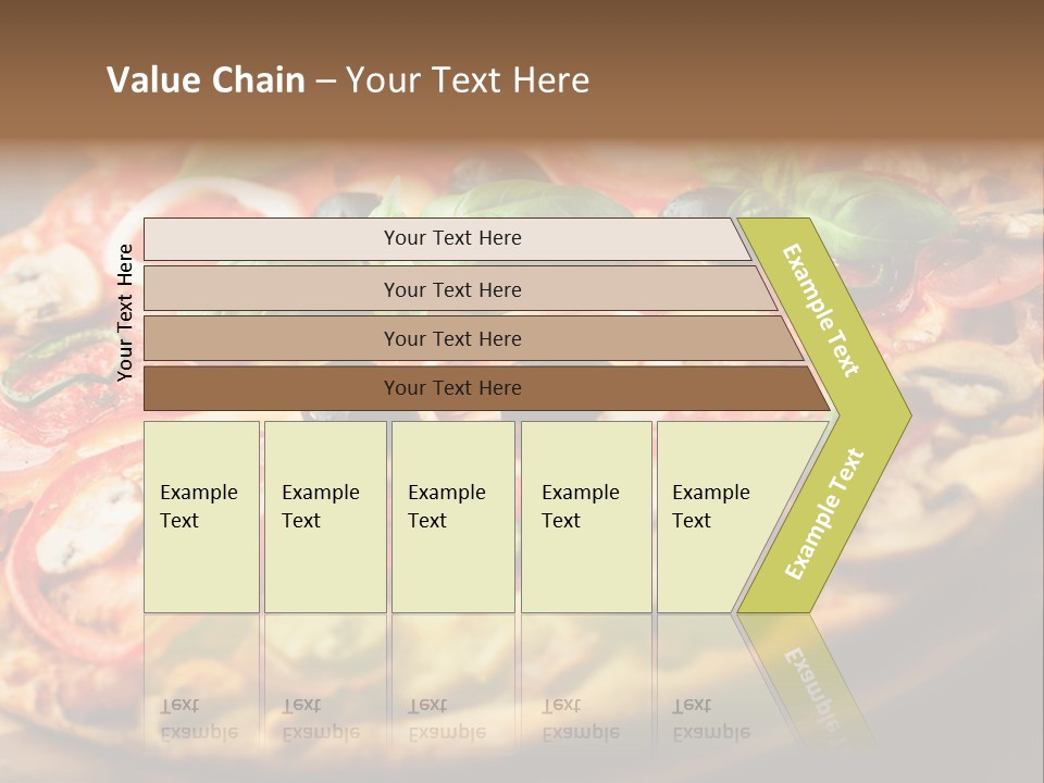 Dinner Onion Ham PowerPoint Template