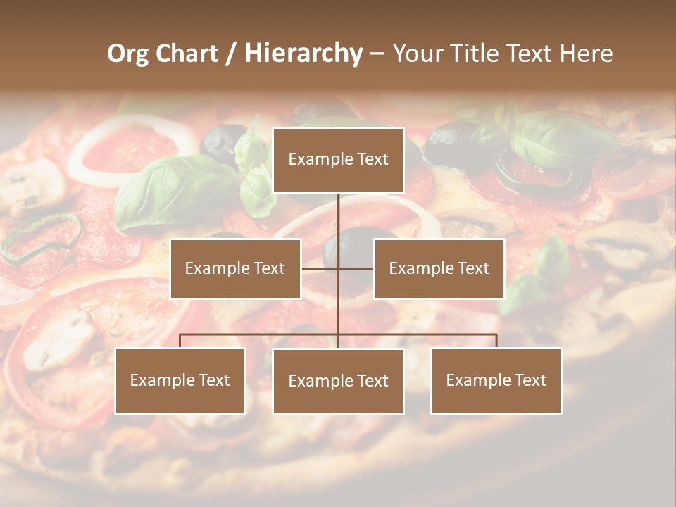 Dinner Onion Ham PowerPoint Template