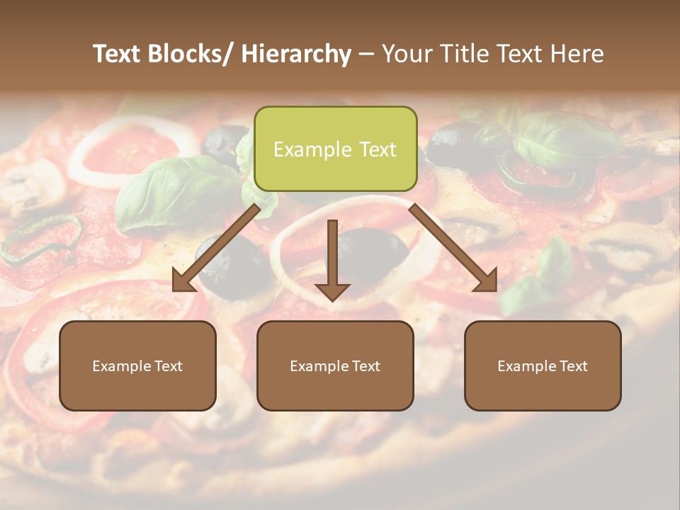 Dinner Onion Ham PowerPoint Template