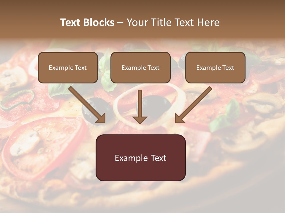 Dinner Onion Ham PowerPoint Template