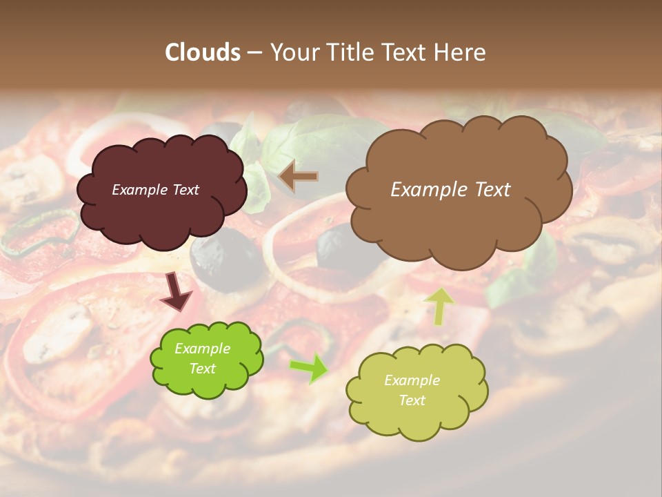 Dinner Onion Ham PowerPoint Template