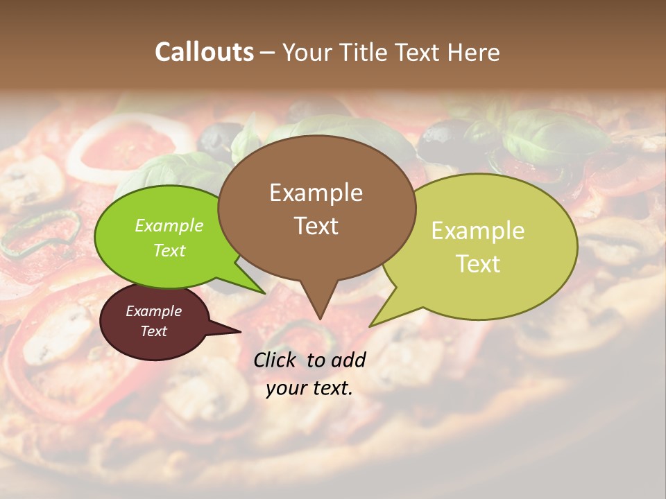 Dinner Onion Ham PowerPoint Template