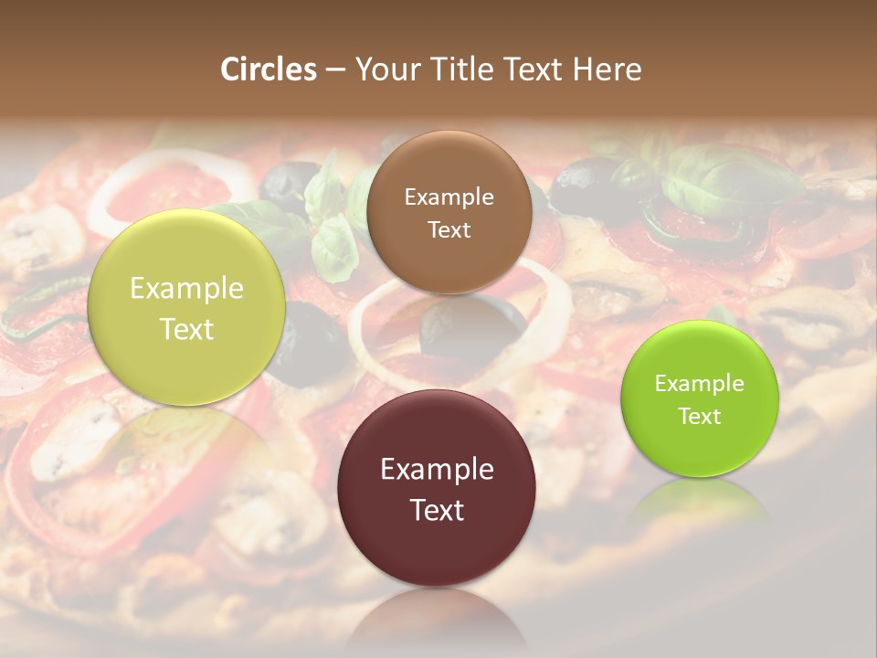 Dinner Onion Ham PowerPoint Template