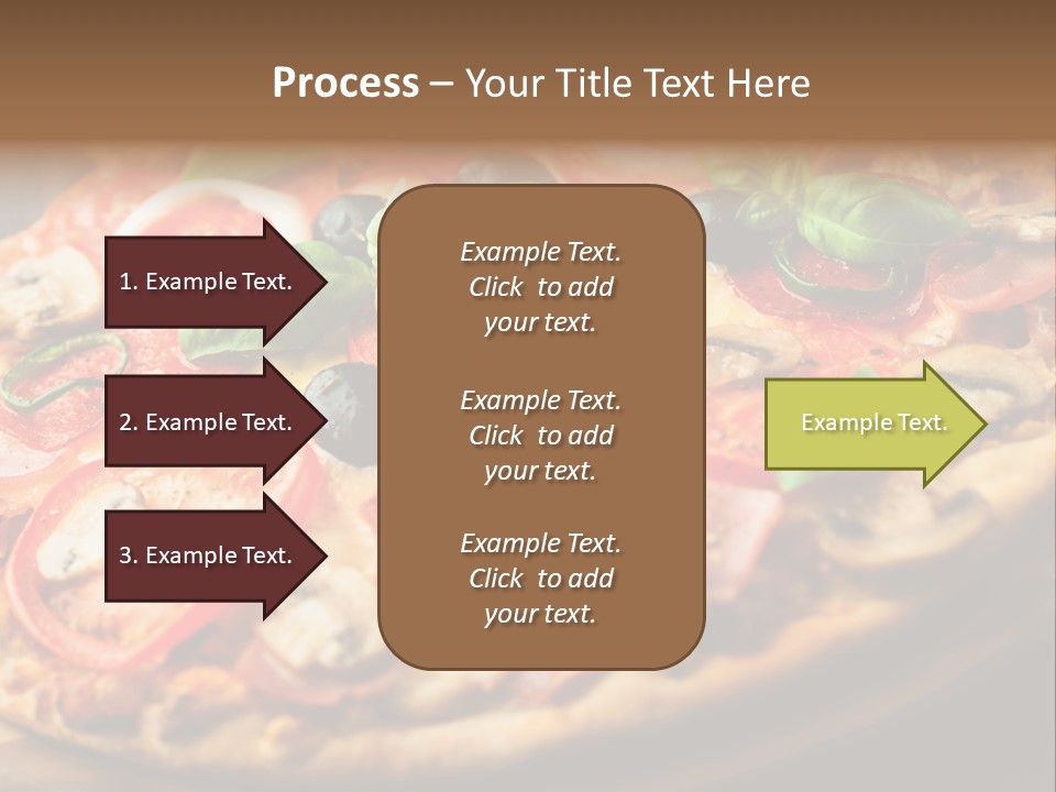 Dinner Onion Ham PowerPoint Template
