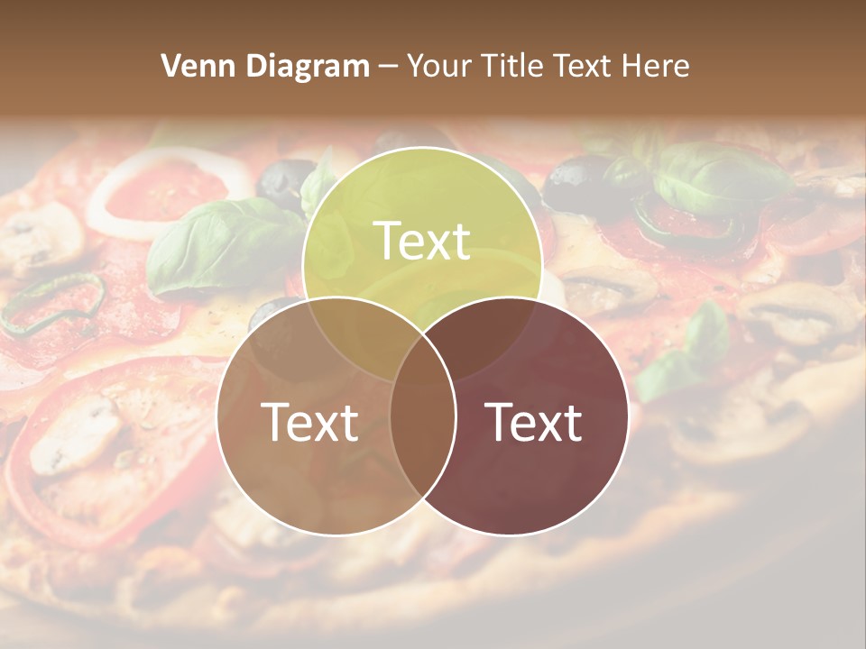 Dinner Onion Ham PowerPoint Template