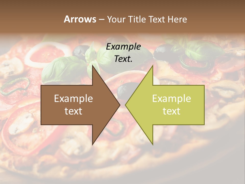 Dinner Onion Ham PowerPoint Template