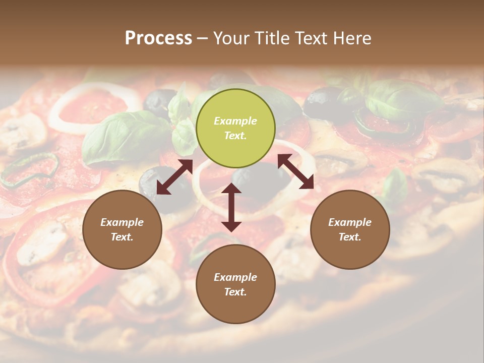Dinner Onion Ham PowerPoint Template