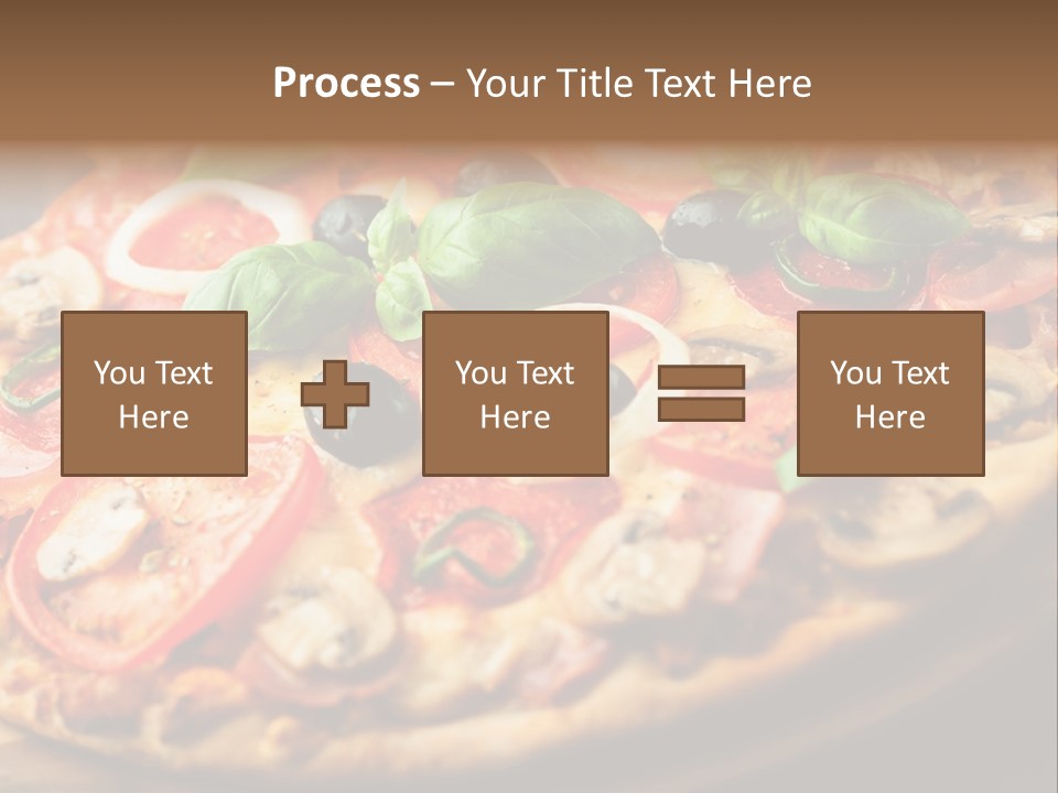 Dinner Onion Ham PowerPoint Template