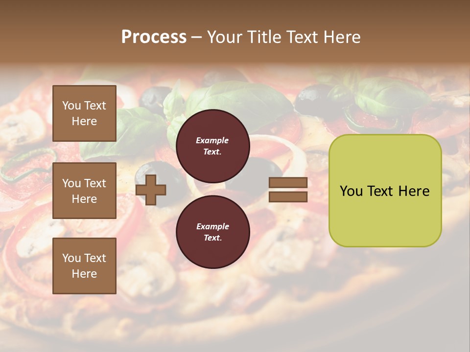 Dinner Onion Ham PowerPoint Template