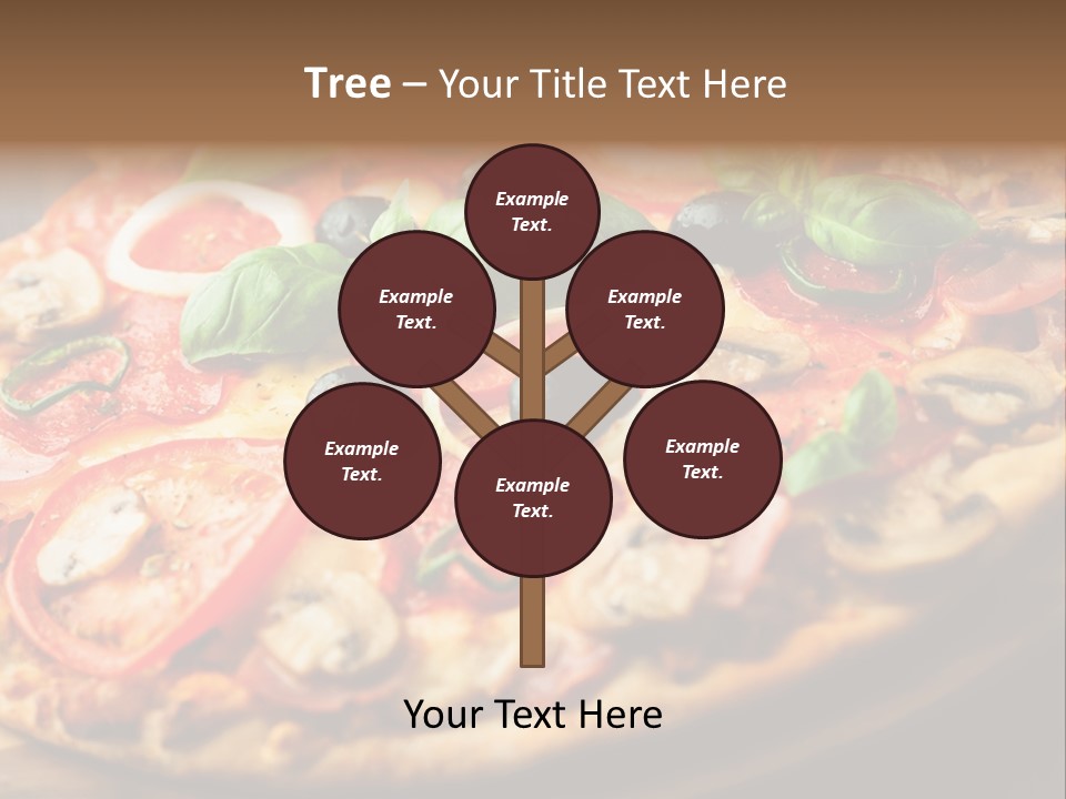 Dinner Onion Ham PowerPoint Template