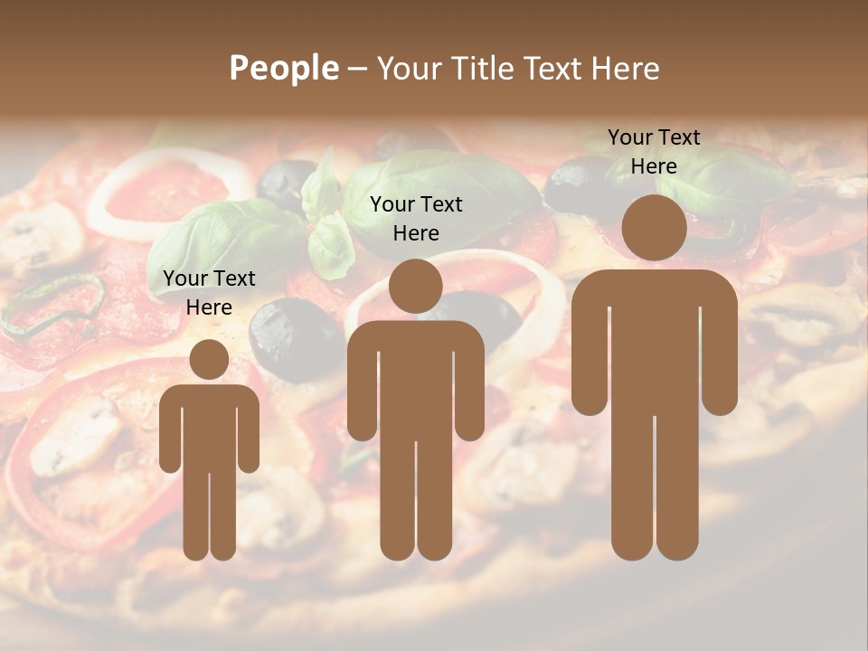 Dinner Onion Ham PowerPoint Template