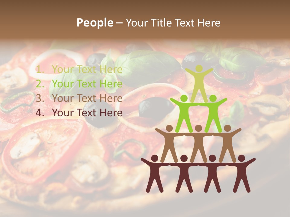Dinner Onion Ham PowerPoint Template