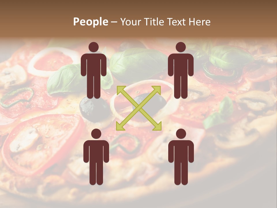 Dinner Onion Ham PowerPoint Template