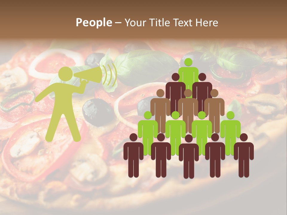 Dinner Onion Ham PowerPoint Template