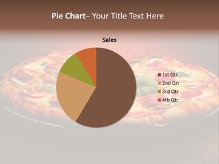 Horizontal Cheese Portion PowerPoint Template