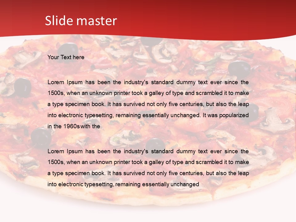 Fluffy Sitting Nose PowerPoint Template