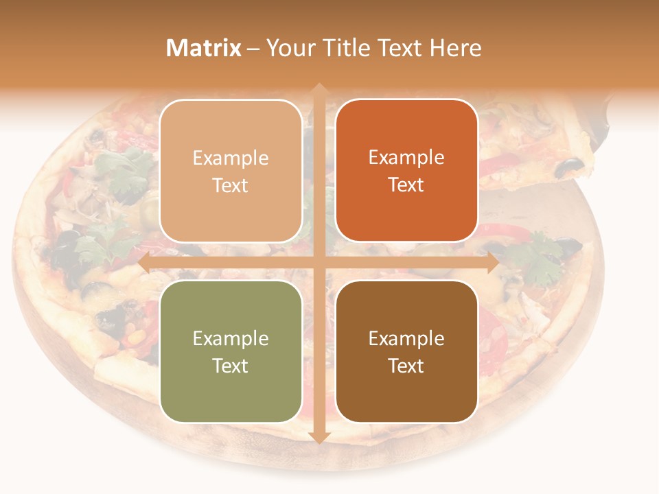 Spicy Topping Meat PowerPoint Template