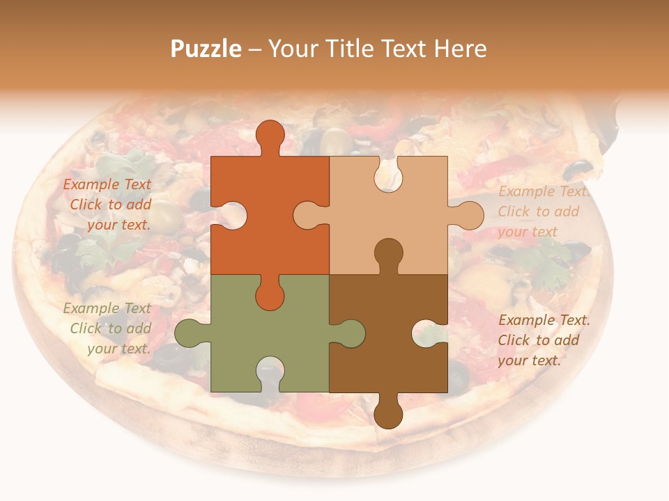 Spicy Topping Meat PowerPoint Template