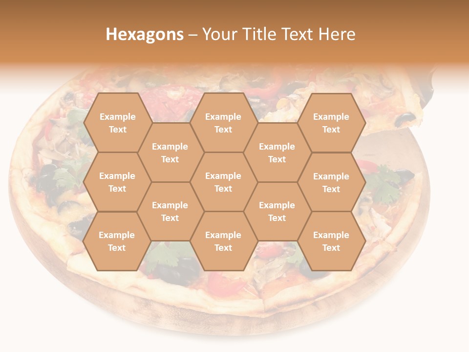 Spicy Topping Meat PowerPoint Template