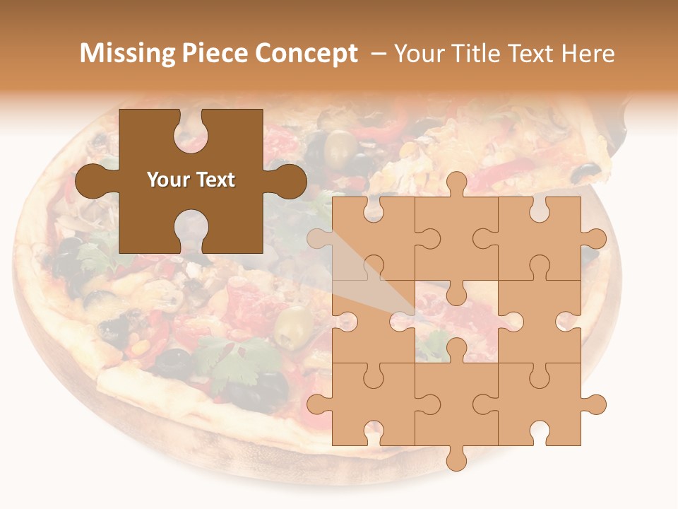 Spicy Topping Meat PowerPoint Template