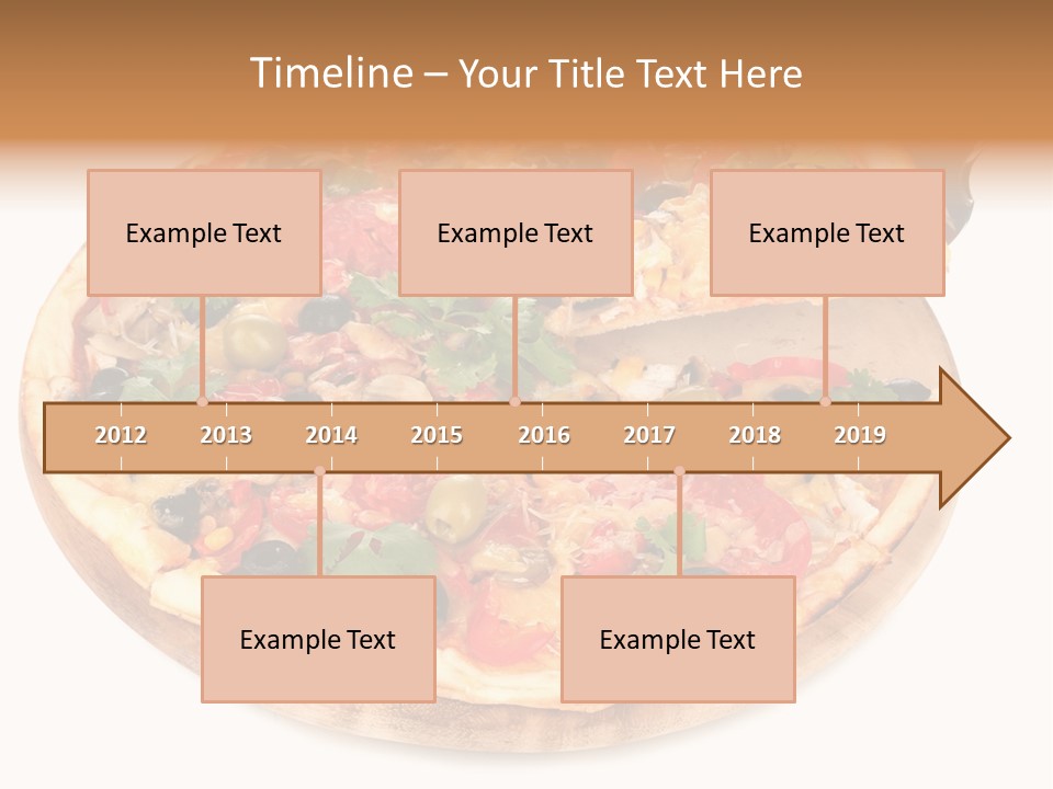 Spicy Topping Meat PowerPoint Template