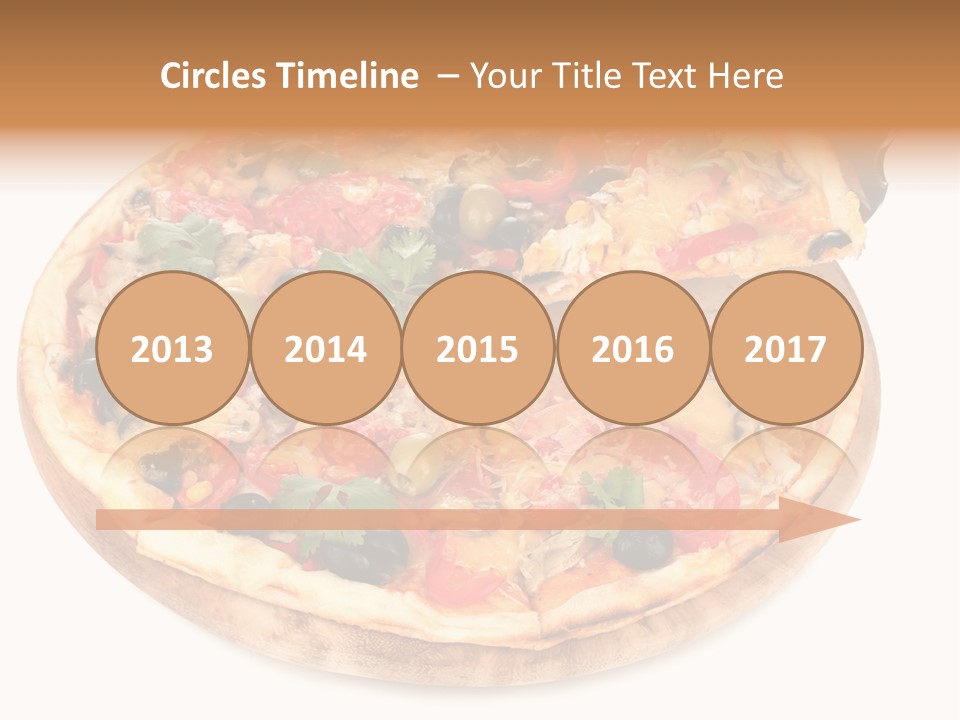 Spicy Topping Meat PowerPoint Template