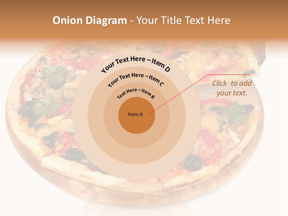 Spicy Topping Meat PowerPoint Template