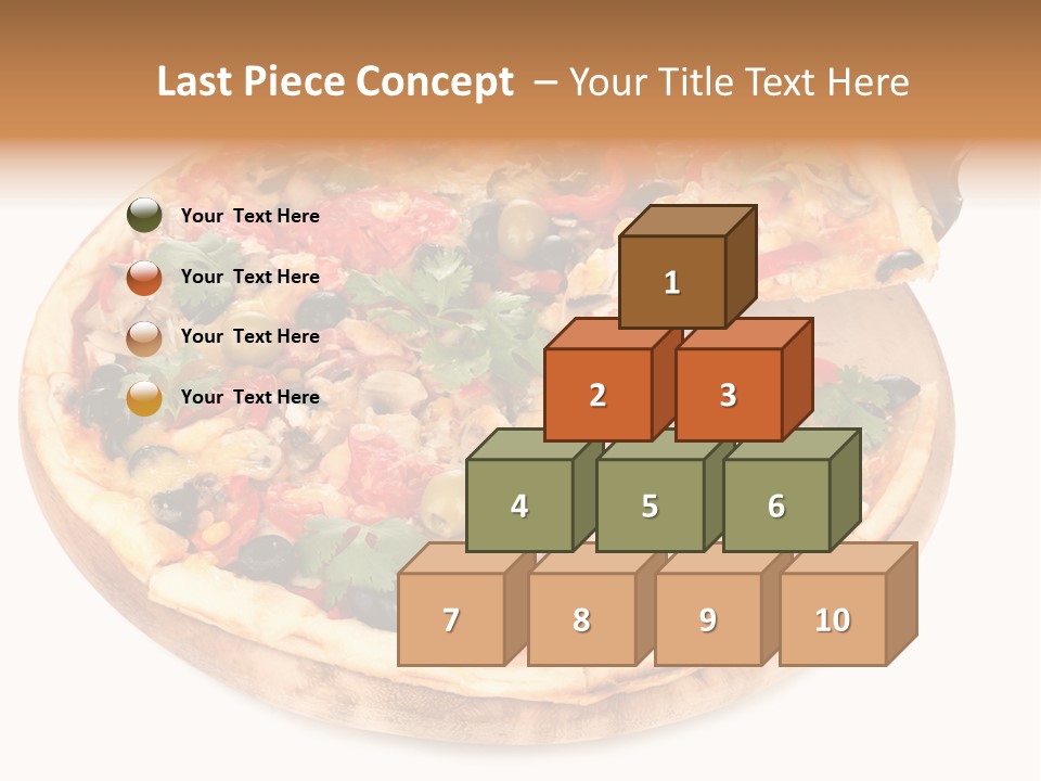 Spicy Topping Meat PowerPoint Template