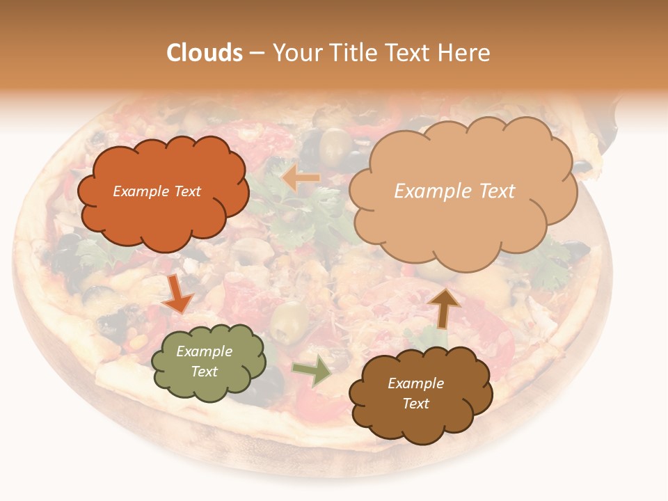 Spicy Topping Meat PowerPoint Template