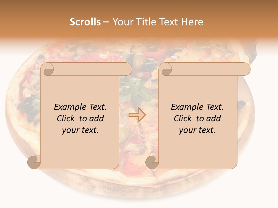 Spicy Topping Meat PowerPoint Template