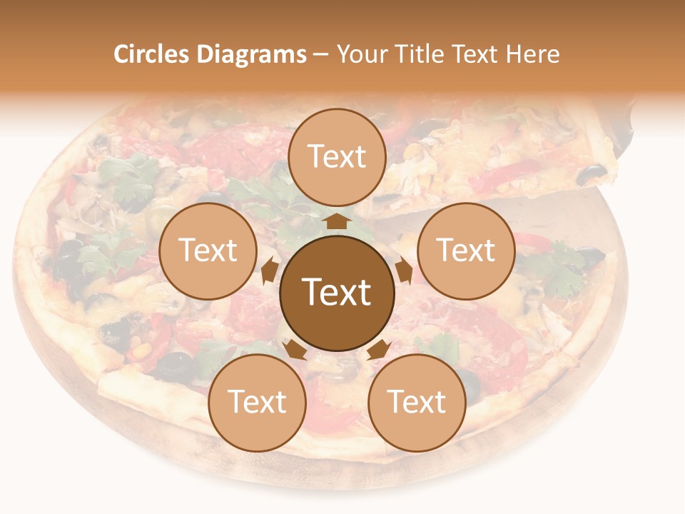 Spicy Topping Meat PowerPoint Template