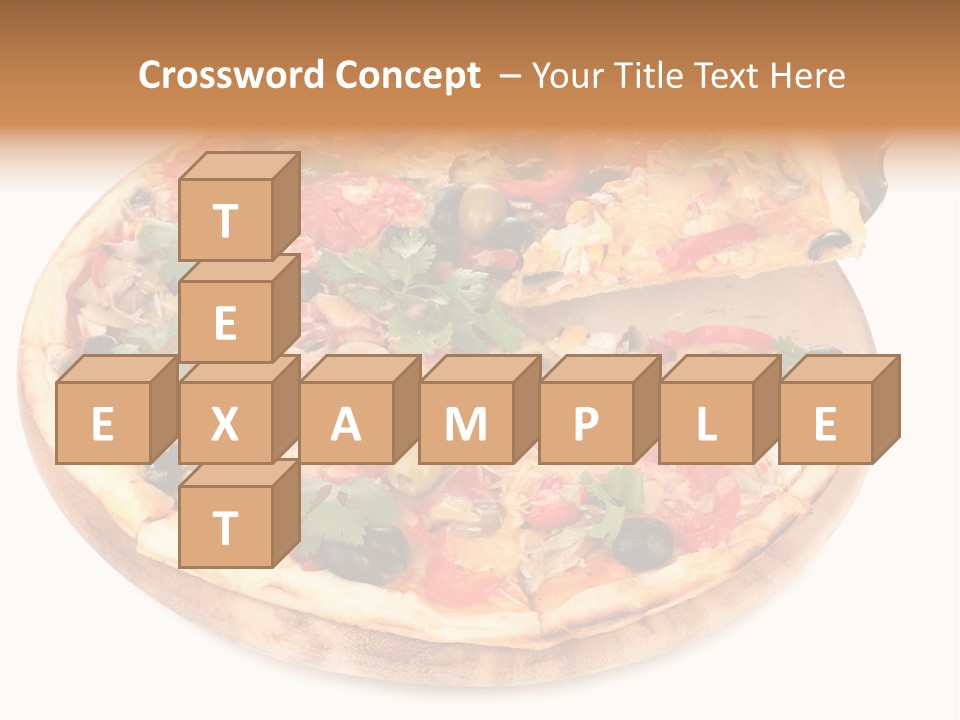 Spicy Topping Meat PowerPoint Template