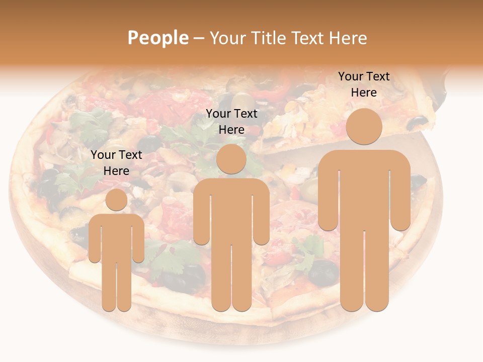 Spicy Topping Meat PowerPoint Template