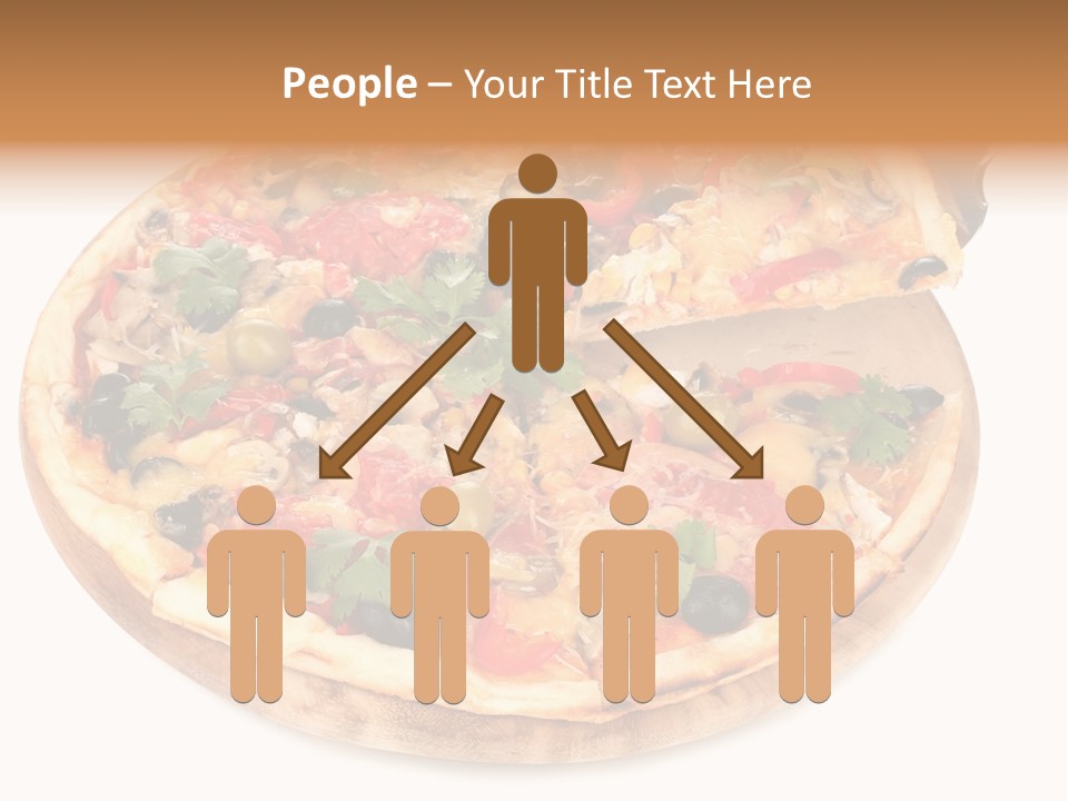 Spicy Topping Meat PowerPoint Template