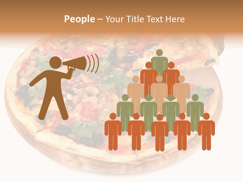 Spicy Topping Meat PowerPoint Template