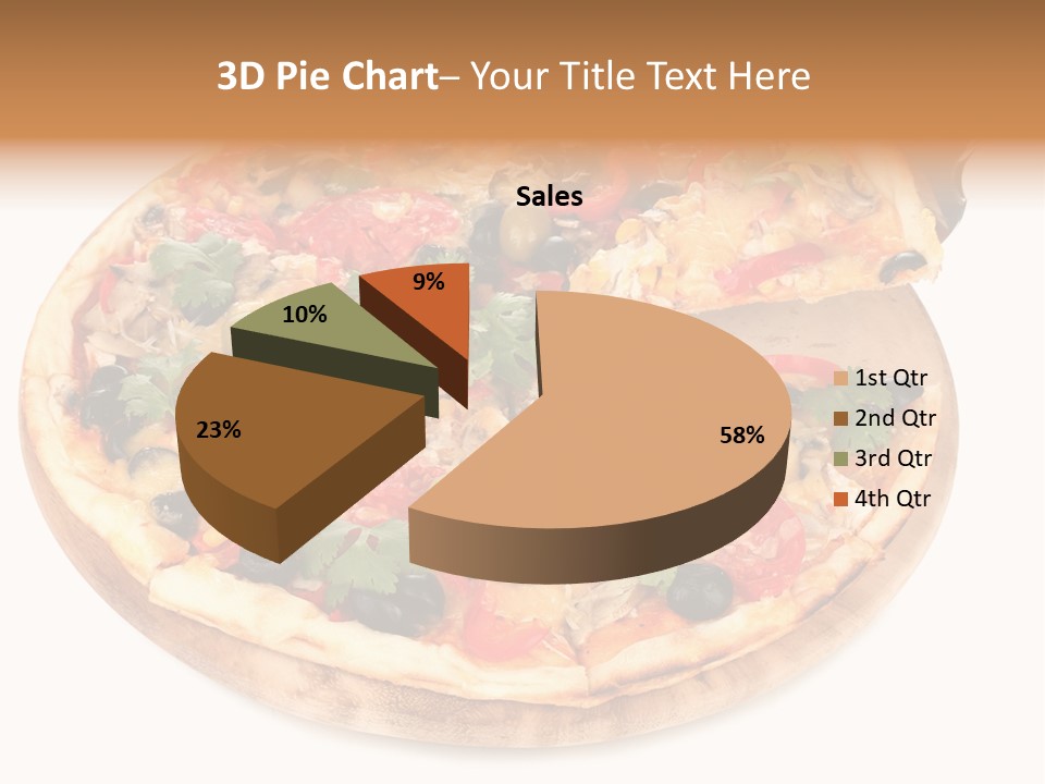 Spicy Topping Meat PowerPoint Template
