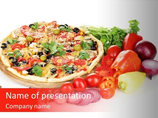 Dough Big Greens PowerPoint Template