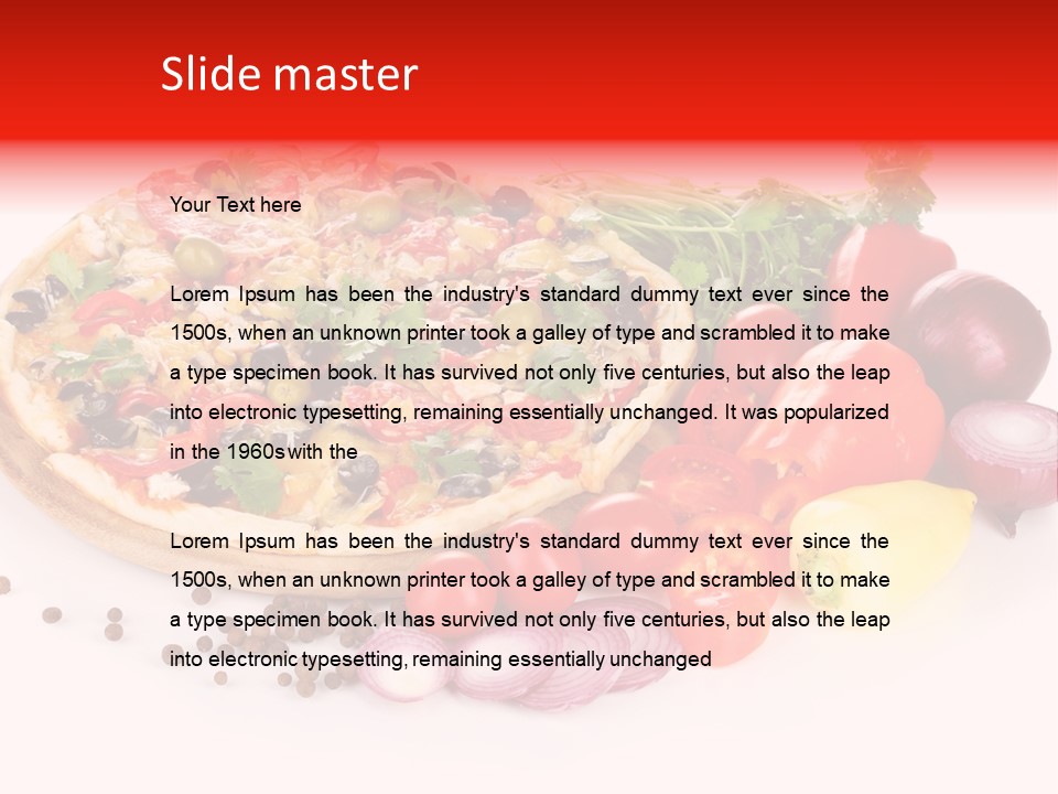 Dough Big Greens PowerPoint Template