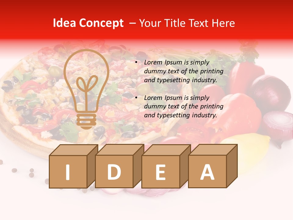 Dough Big Greens PowerPoint Template