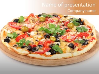 Delicious Topping Feed PowerPoint Template