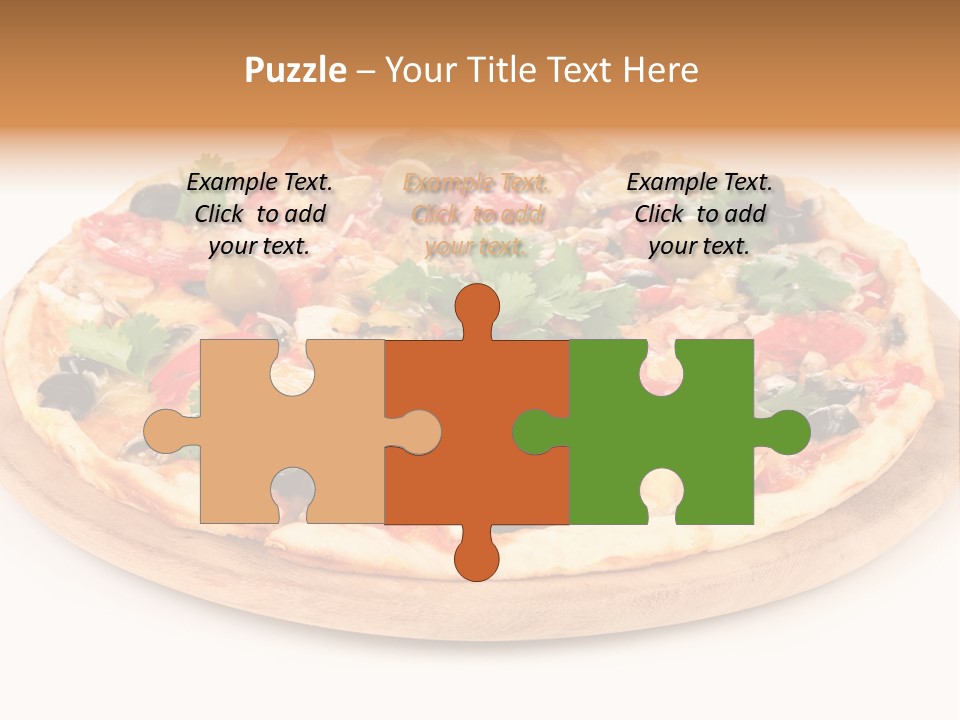 Delicious Topping Feed PowerPoint Template