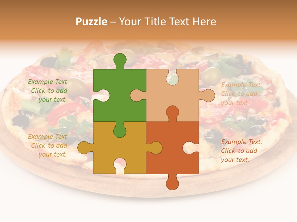 Delicious Topping Feed PowerPoint Template