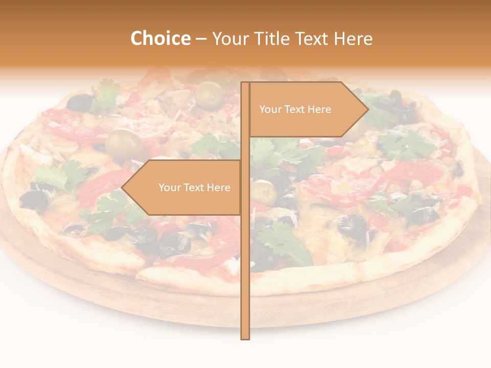 Delicious Topping Feed PowerPoint Template