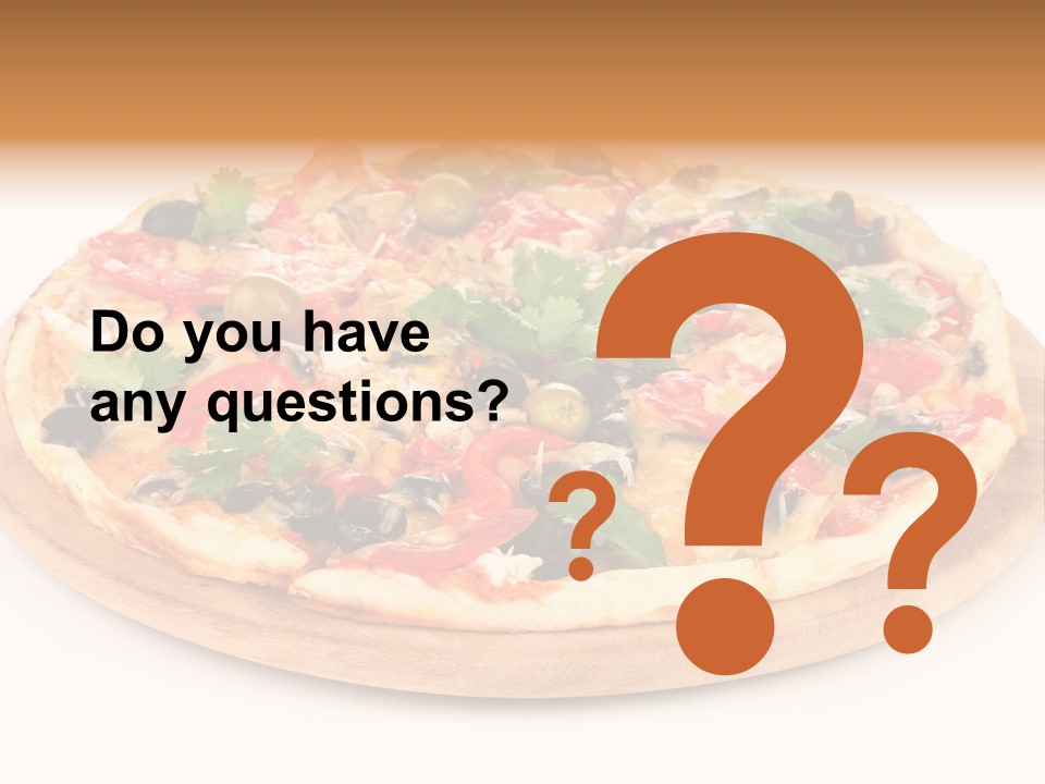 Delicious Topping Feed PowerPoint Template