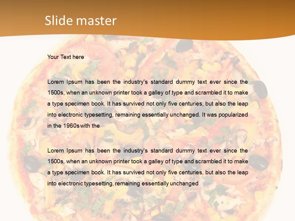 Chicken Meal Snack PowerPoint Template